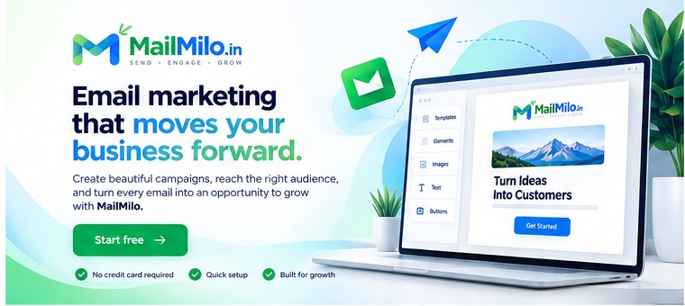 MailMilo email marketing dashboard